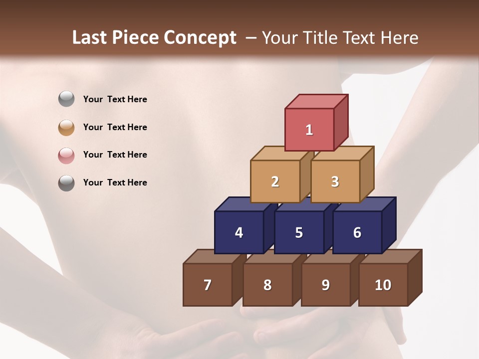 A Young Man With A Backache. PowerPoint Template