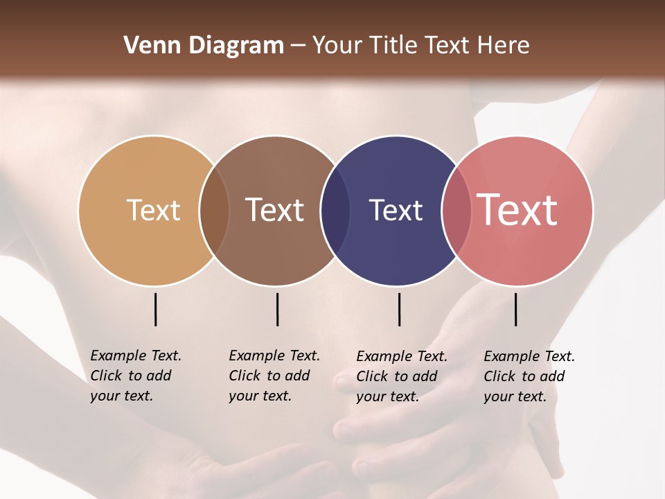 A Young Man With A Backache. PowerPoint Template