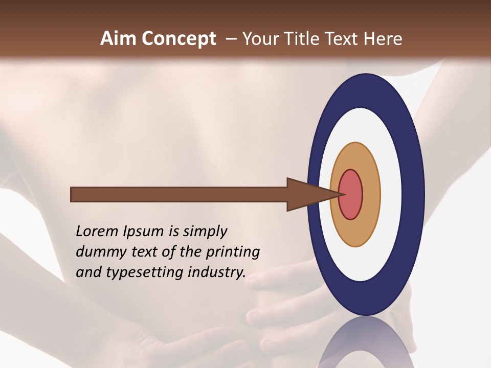 A Young Man With A Backache. PowerPoint Template