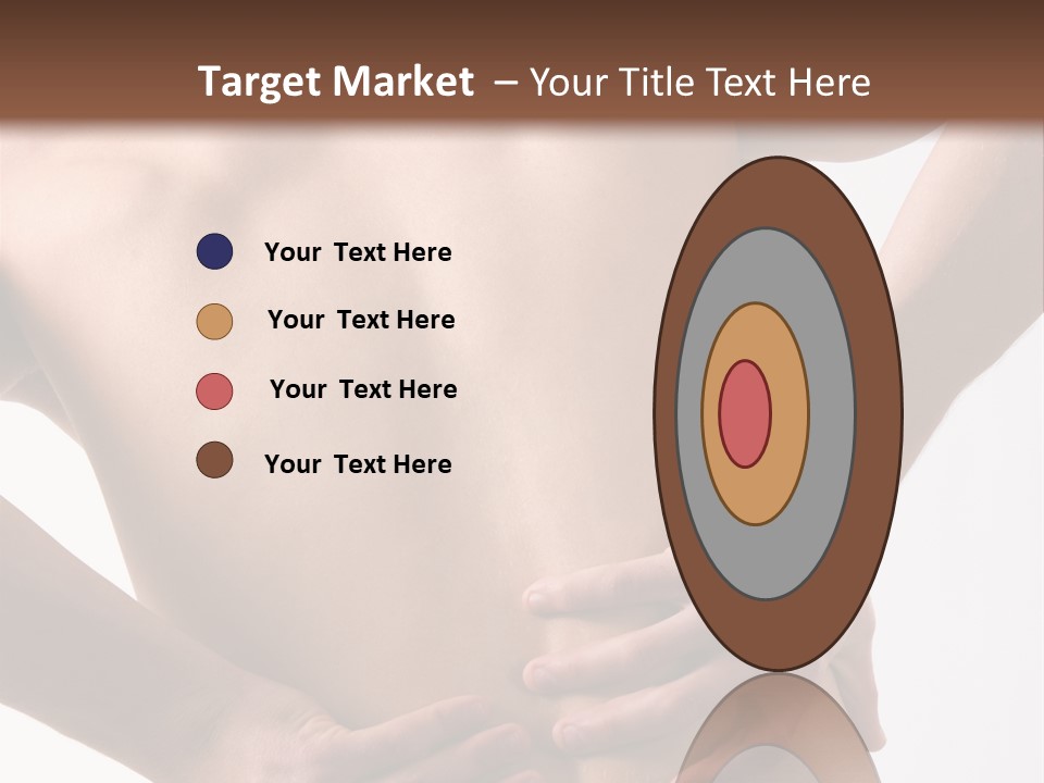 A Young Man With A Backache. PowerPoint Template