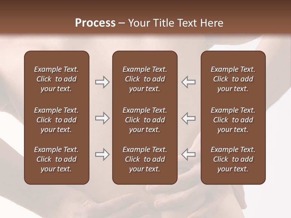 A Young Man With A Backache. PowerPoint Template