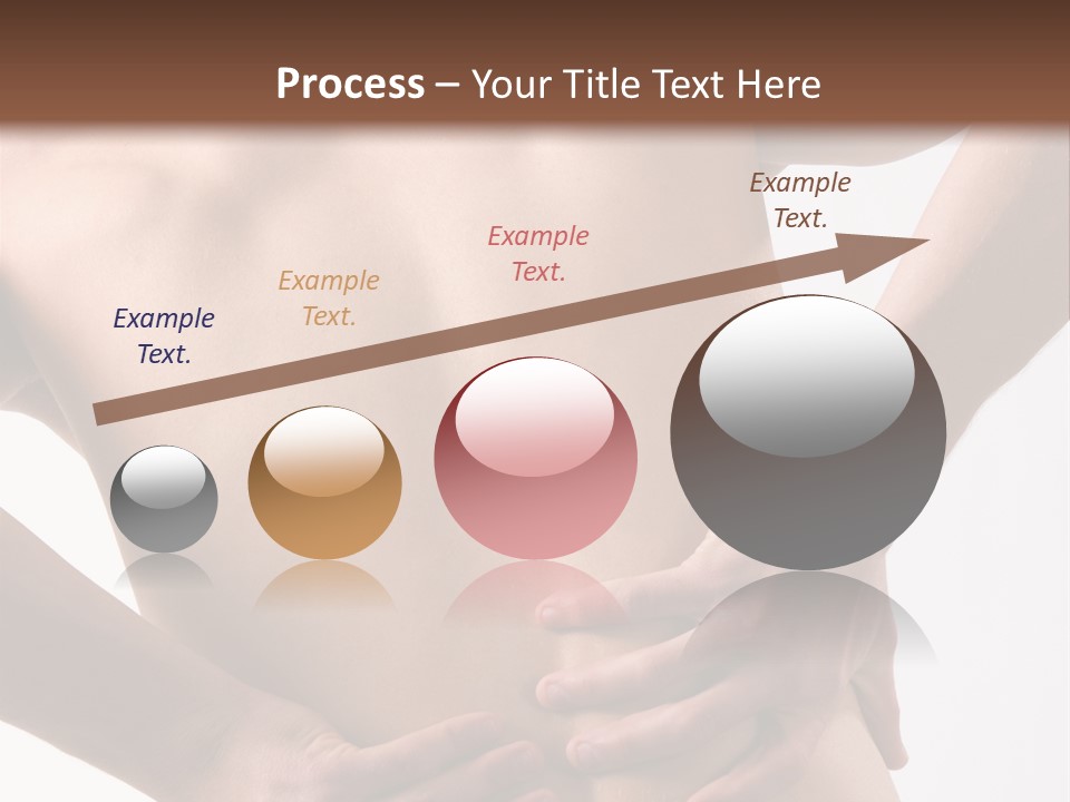 A Young Man With A Backache. PowerPoint Template