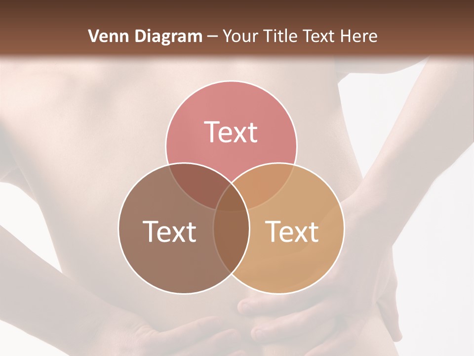 A Young Man With A Backache. PowerPoint Template