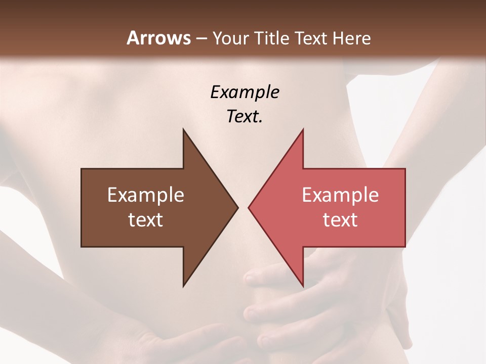 A Young Man With A Backache. PowerPoint Template