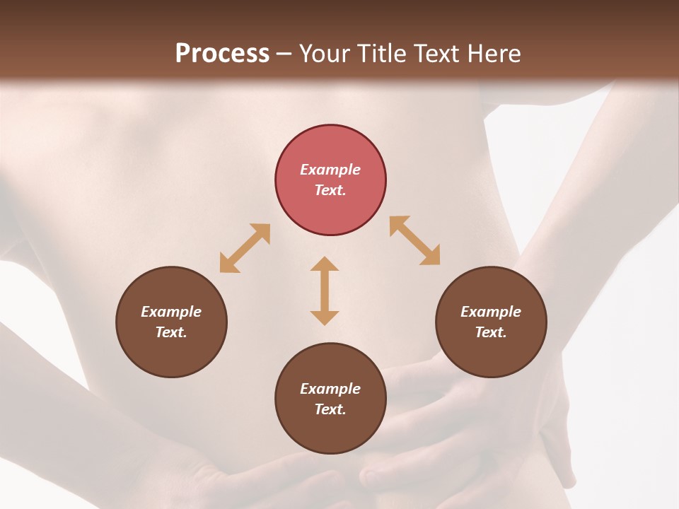 A Young Man With A Backache. PowerPoint Template