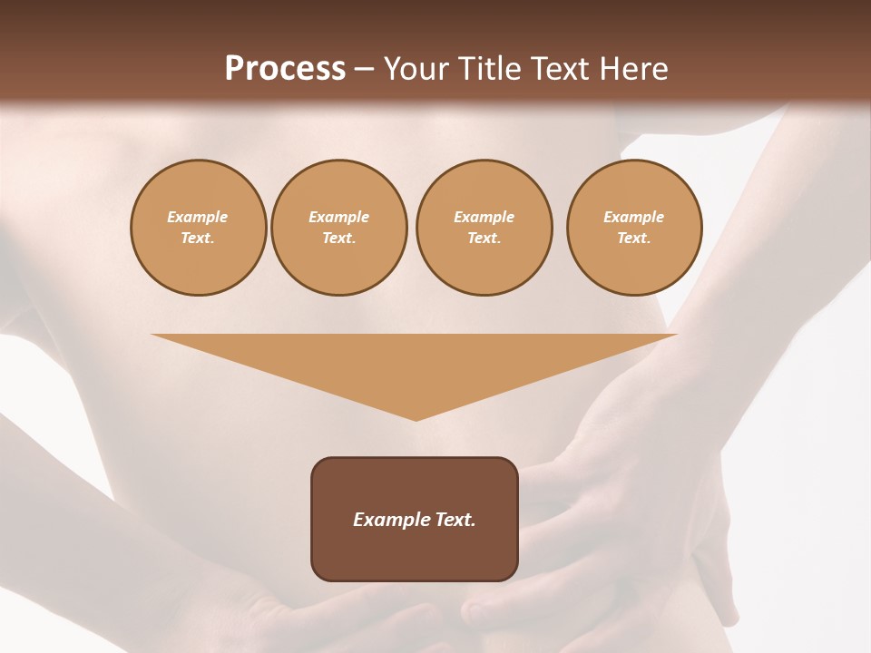 A Young Man With A Backache. PowerPoint Template