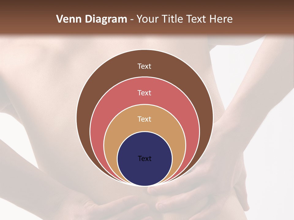 A Young Man With A Backache. PowerPoint Template