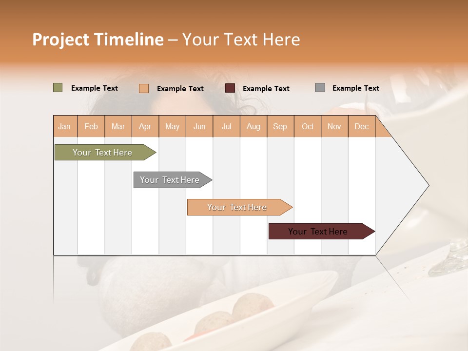 Jewish Girl Eating A Matzo Ball Soup In Passover PowerPoint Template