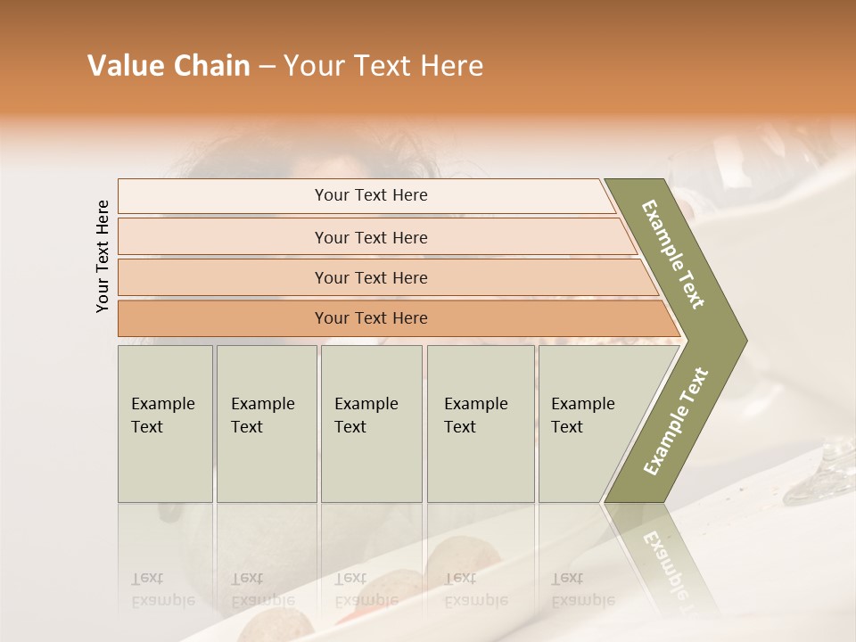 Jewish Girl Eating A Matzo Ball Soup In Passover PowerPoint Template