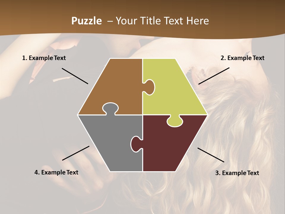 Beautiful Nice Couple In Love PowerPoint Template