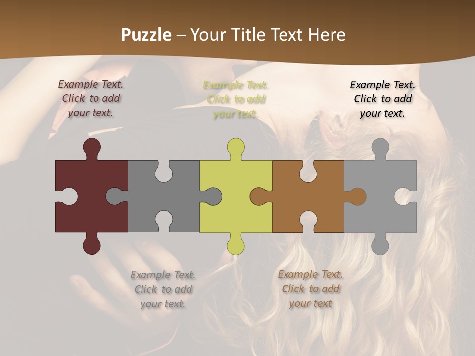 Beautiful Nice Couple In Love PowerPoint Template