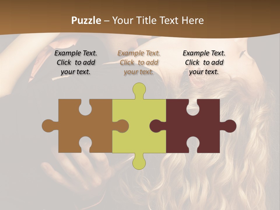 Beautiful Nice Couple In Love PowerPoint Template