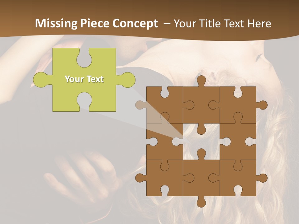 Beautiful Nice Couple In Love PowerPoint Template