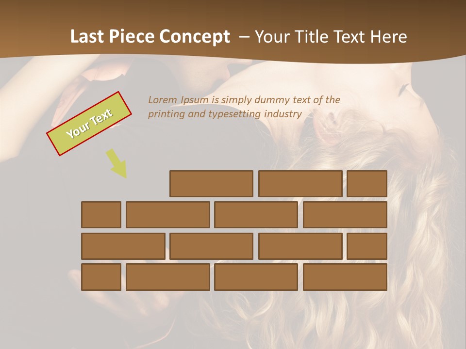 Beautiful Nice Couple In Love PowerPoint Template