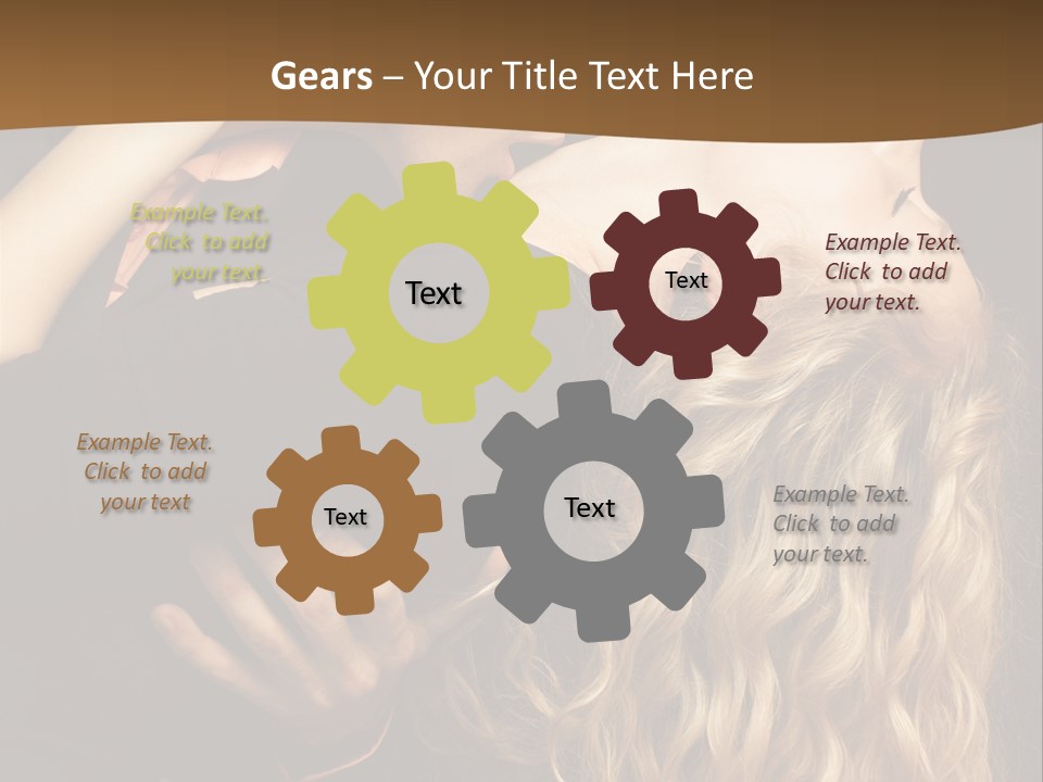 Beautiful Nice Couple In Love PowerPoint Template