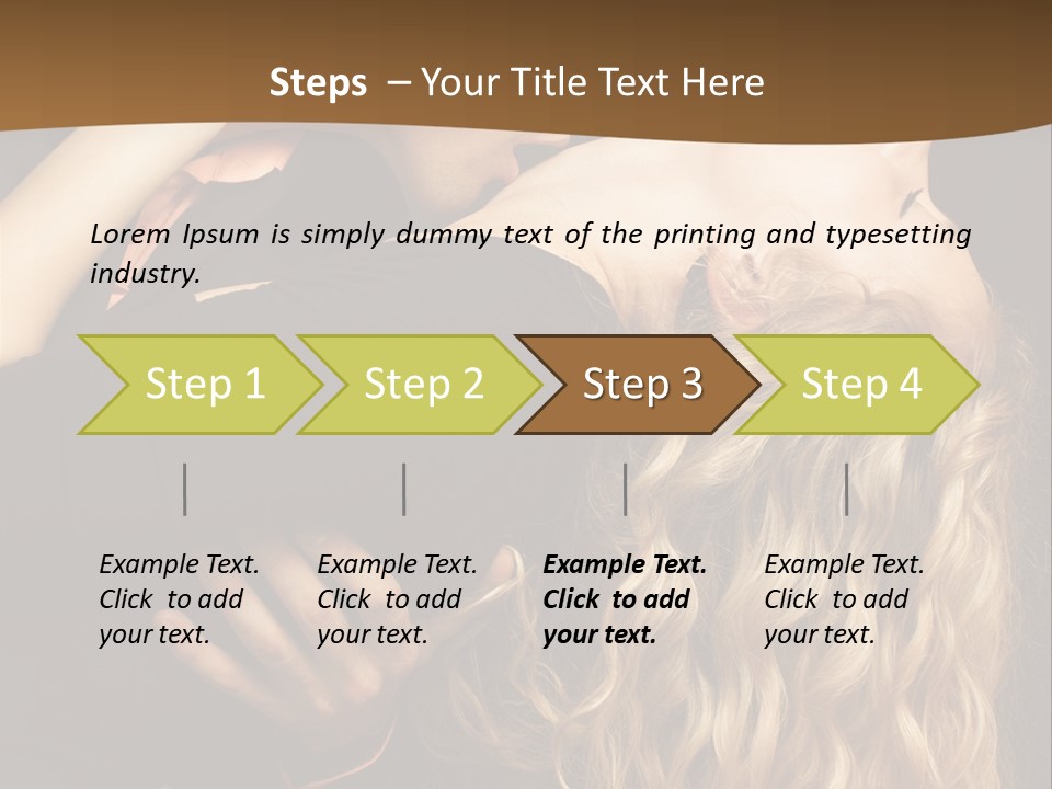 Beautiful Nice Couple In Love PowerPoint Template