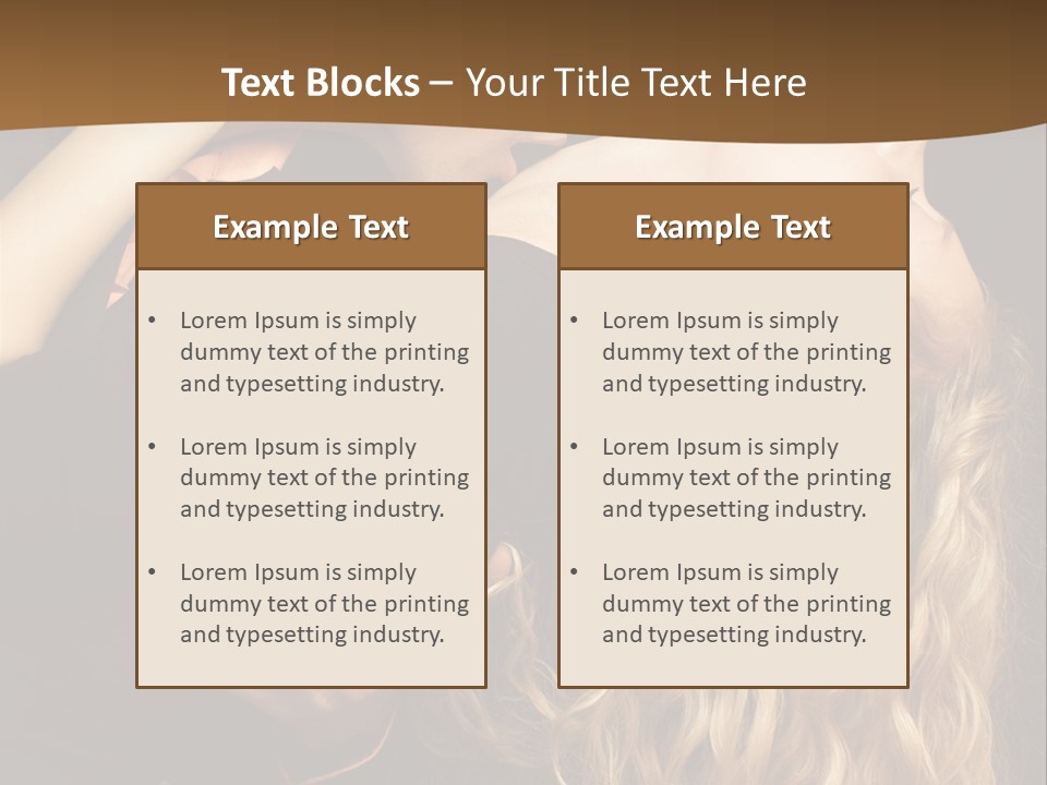 Beautiful Nice Couple In Love PowerPoint Template