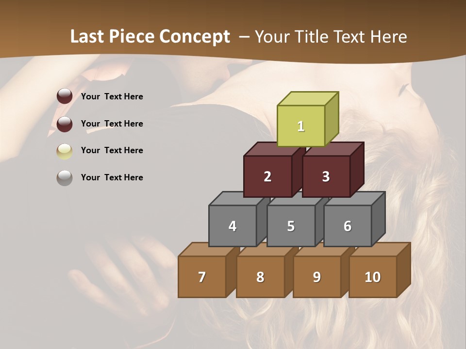 Beautiful Nice Couple In Love PowerPoint Template