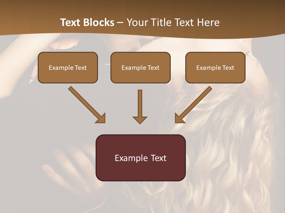 Beautiful Nice Couple In Love PowerPoint Template