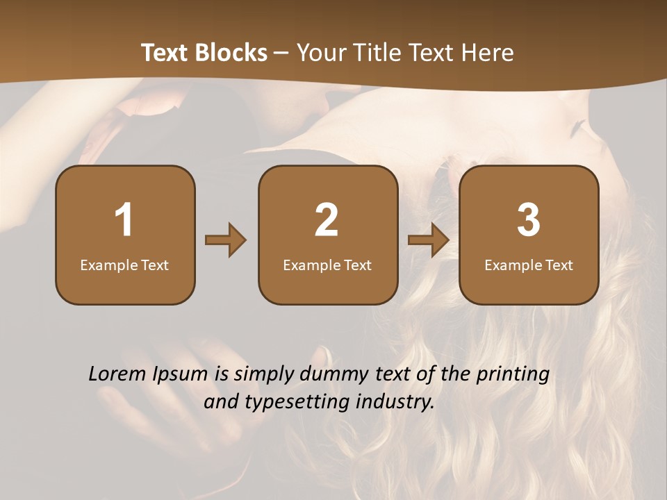 Beautiful Nice Couple In Love PowerPoint Template