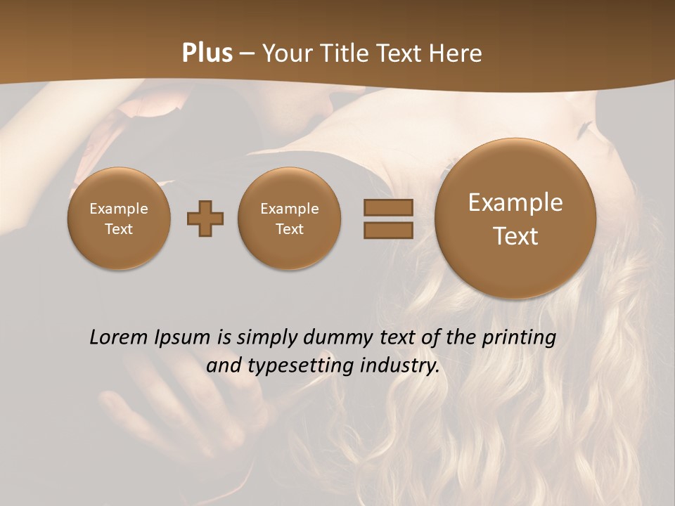 Beautiful Nice Couple In Love PowerPoint Template