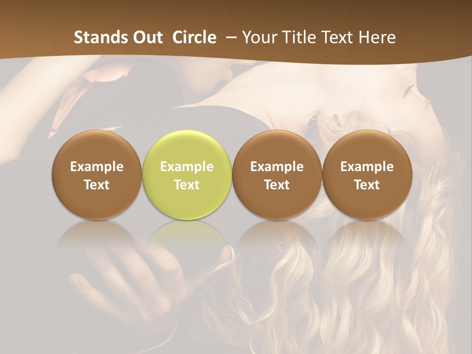 Beautiful Nice Couple In Love PowerPoint Template