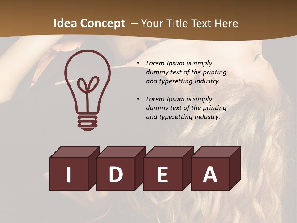 Beautiful Nice Couple In Love PowerPoint Template