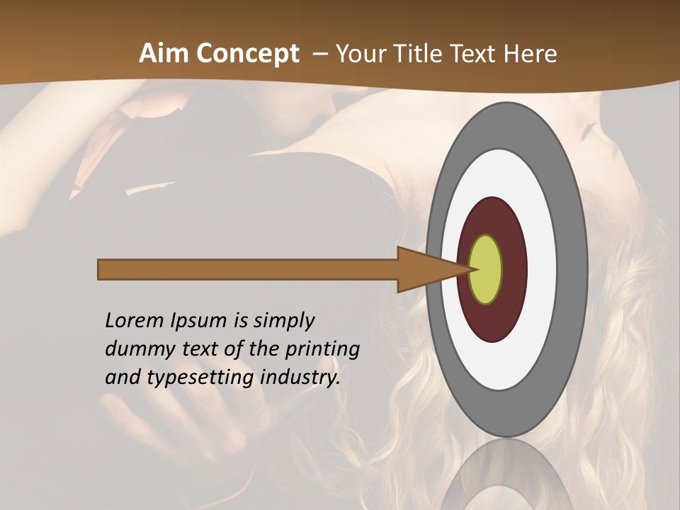 Beautiful Nice Couple In Love PowerPoint Template