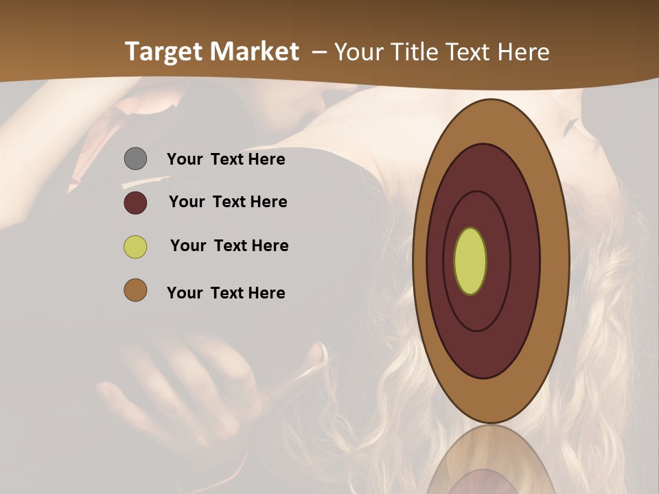 Beautiful Nice Couple In Love PowerPoint Template