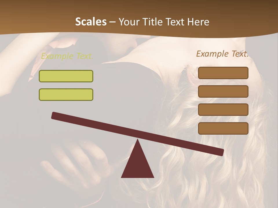 Beautiful Nice Couple In Love PowerPoint Template