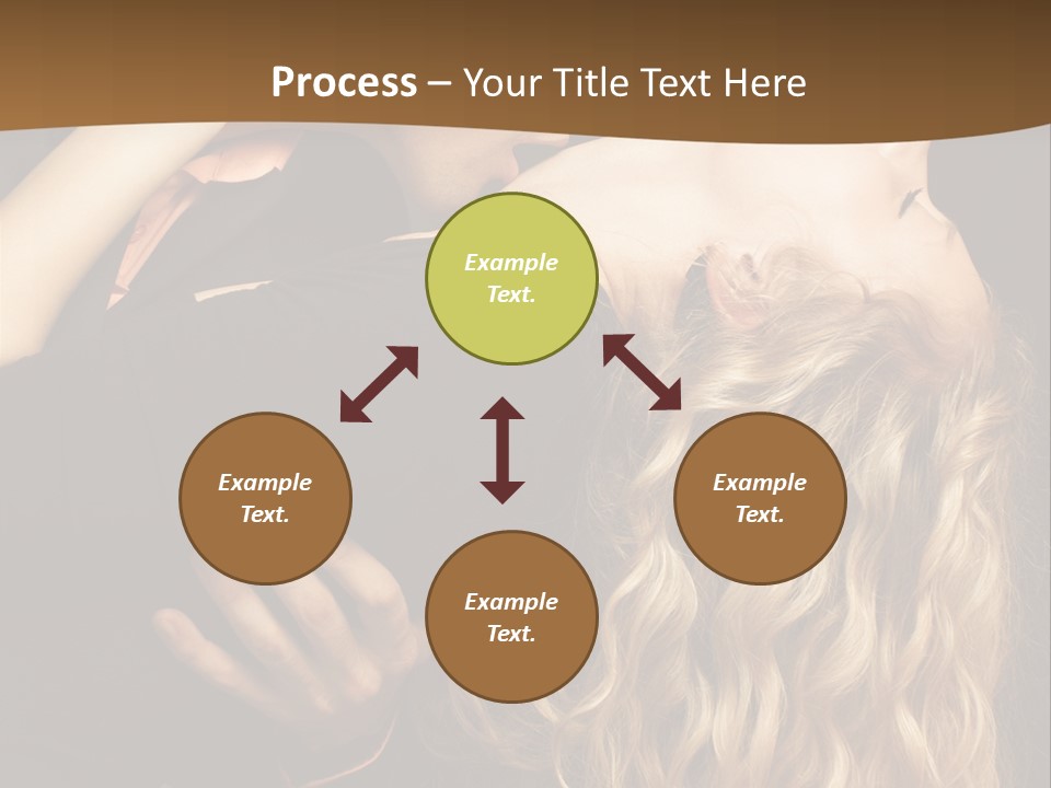 Beautiful Nice Couple In Love PowerPoint Template