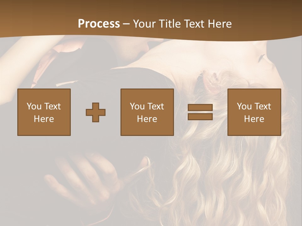 Beautiful Nice Couple In Love PowerPoint Template