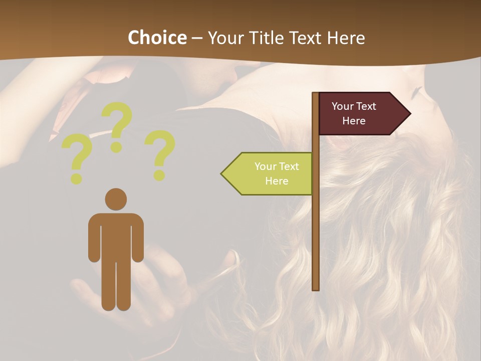 Beautiful Nice Couple In Love PowerPoint Template