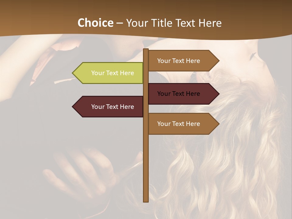 Beautiful Nice Couple In Love PowerPoint Template