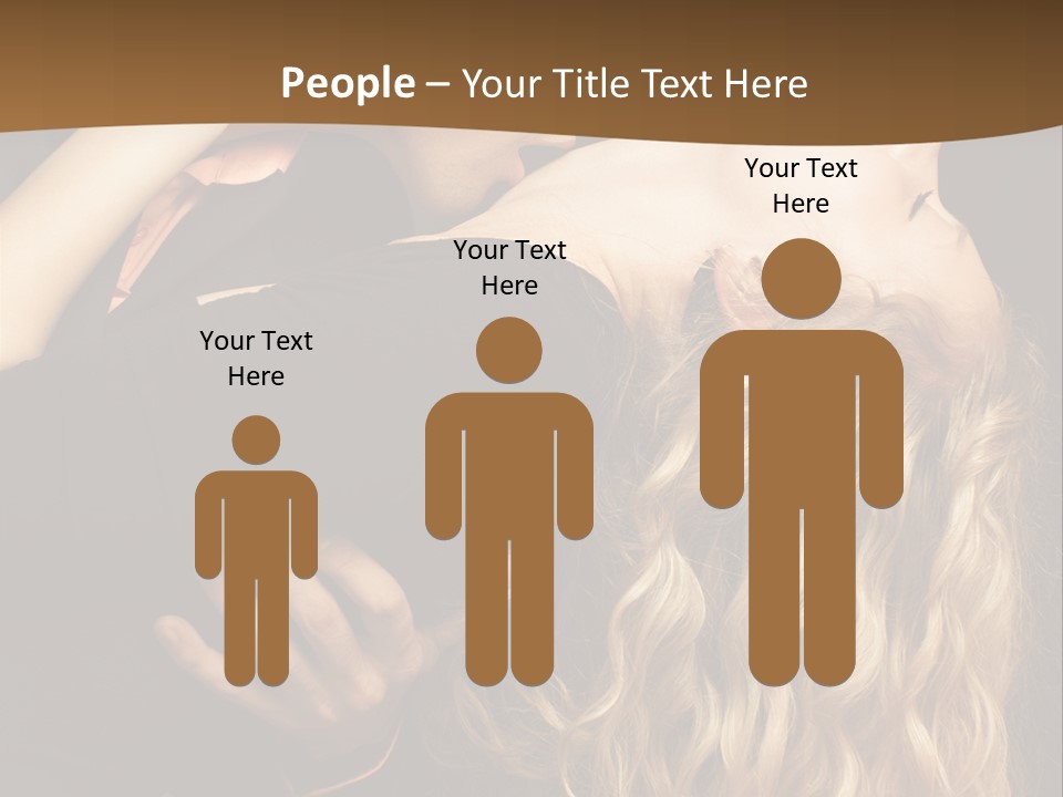 Beautiful Nice Couple In Love PowerPoint Template