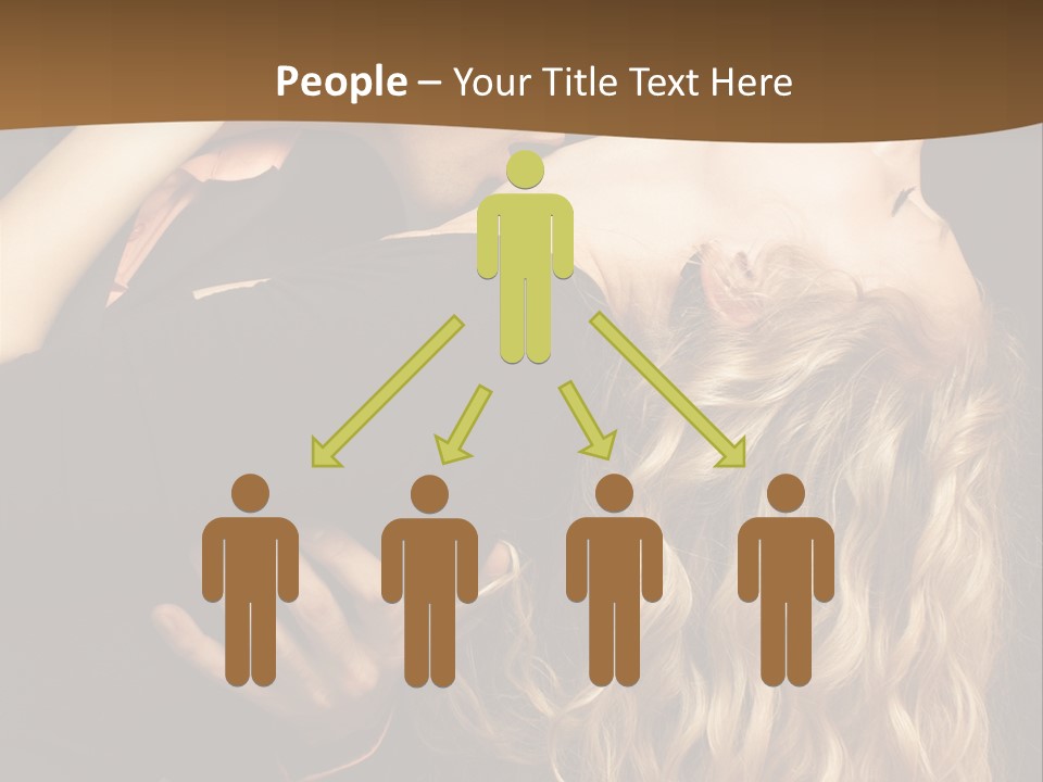 Beautiful Nice Couple In Love PowerPoint Template