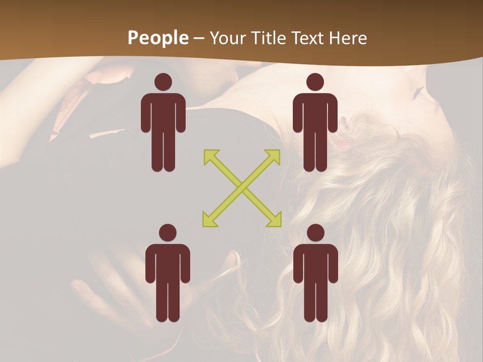 Beautiful Nice Couple In Love PowerPoint Template