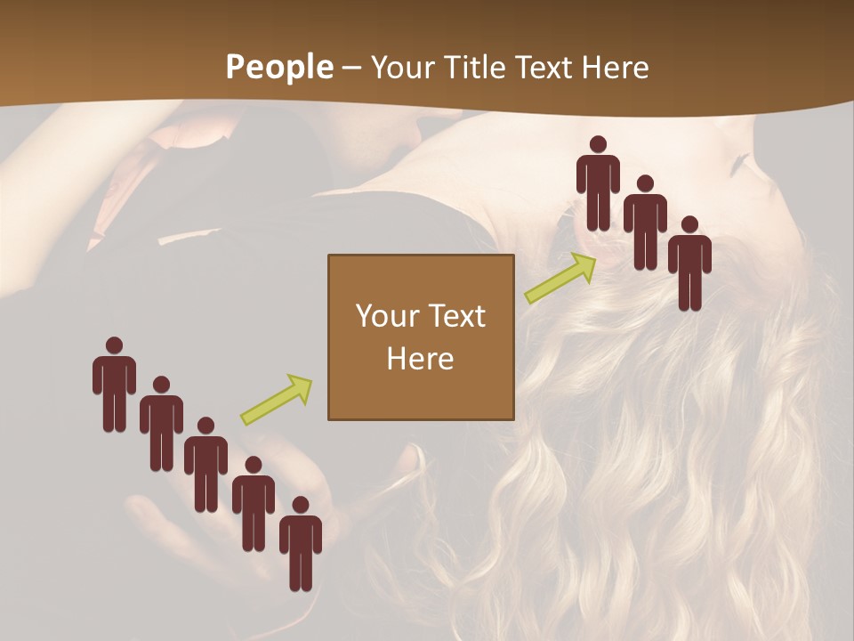 Beautiful Nice Couple In Love PowerPoint Template