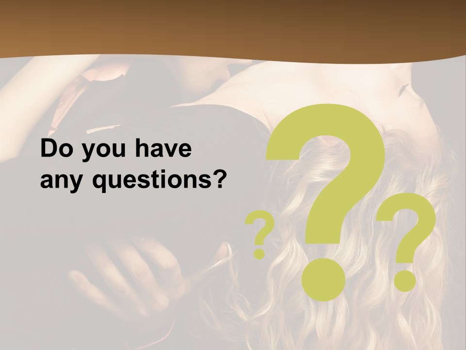 Beautiful Nice Couple In Love PowerPoint Template