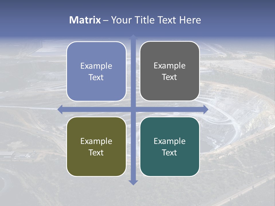 Uranium Mine PowerPoint Template