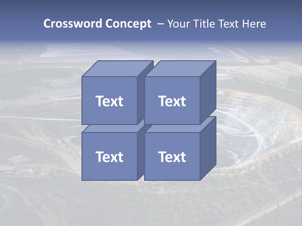 Uranium Mine PowerPoint Template