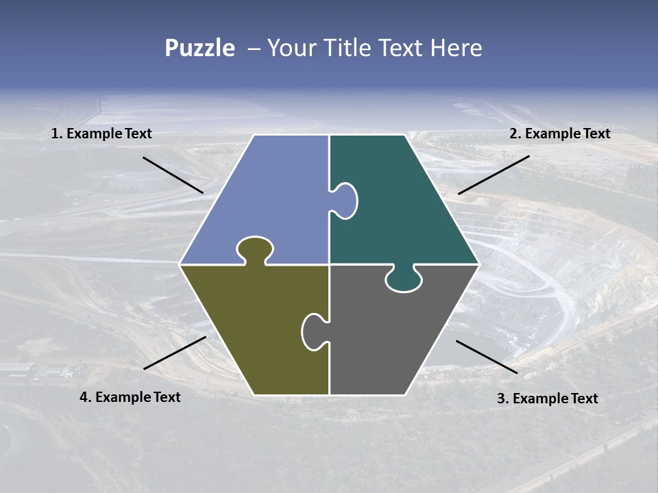 Uranium Mine PowerPoint Template