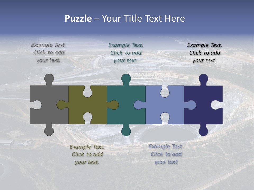 Uranium Mine PowerPoint Template