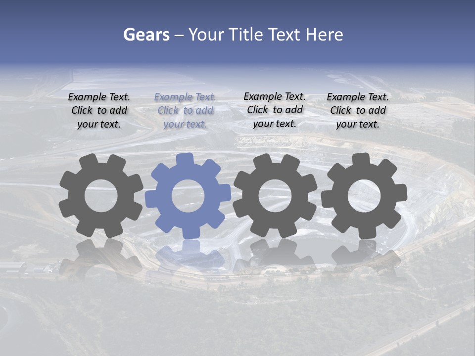 Uranium Mine PowerPoint Template
