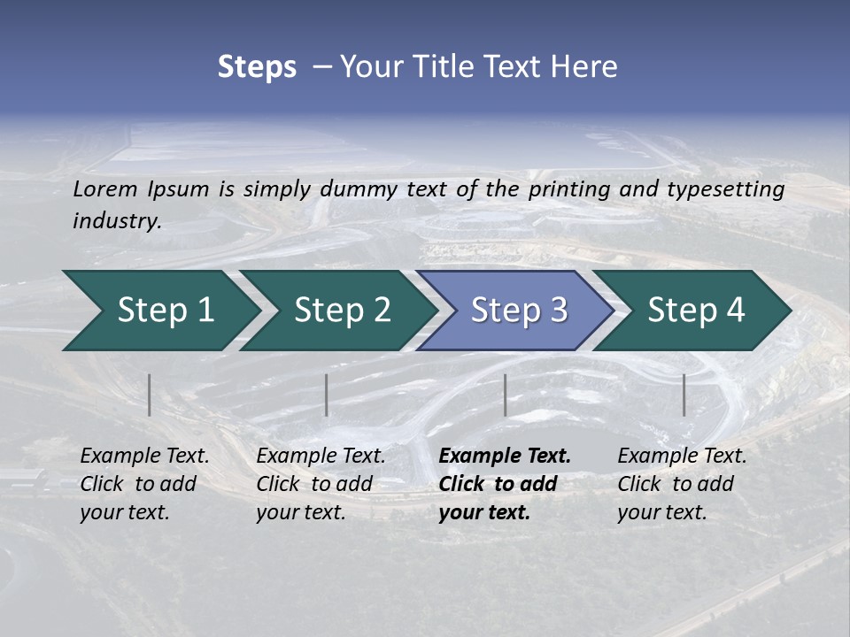 Uranium Mine PowerPoint Template