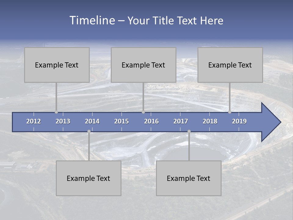 Uranium Mine PowerPoint Template
