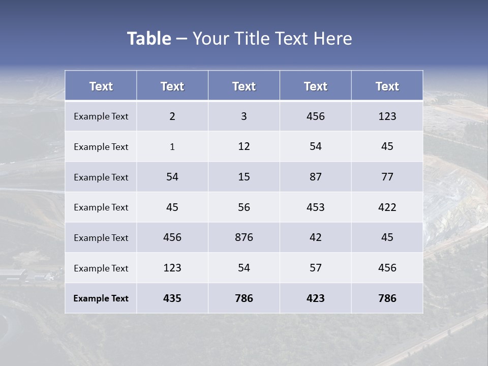 Uranium Mine PowerPoint Template