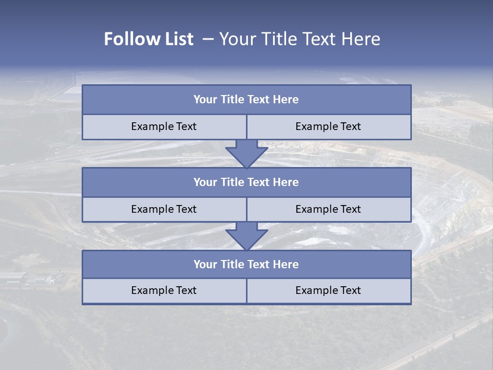 Uranium Mine PowerPoint Template