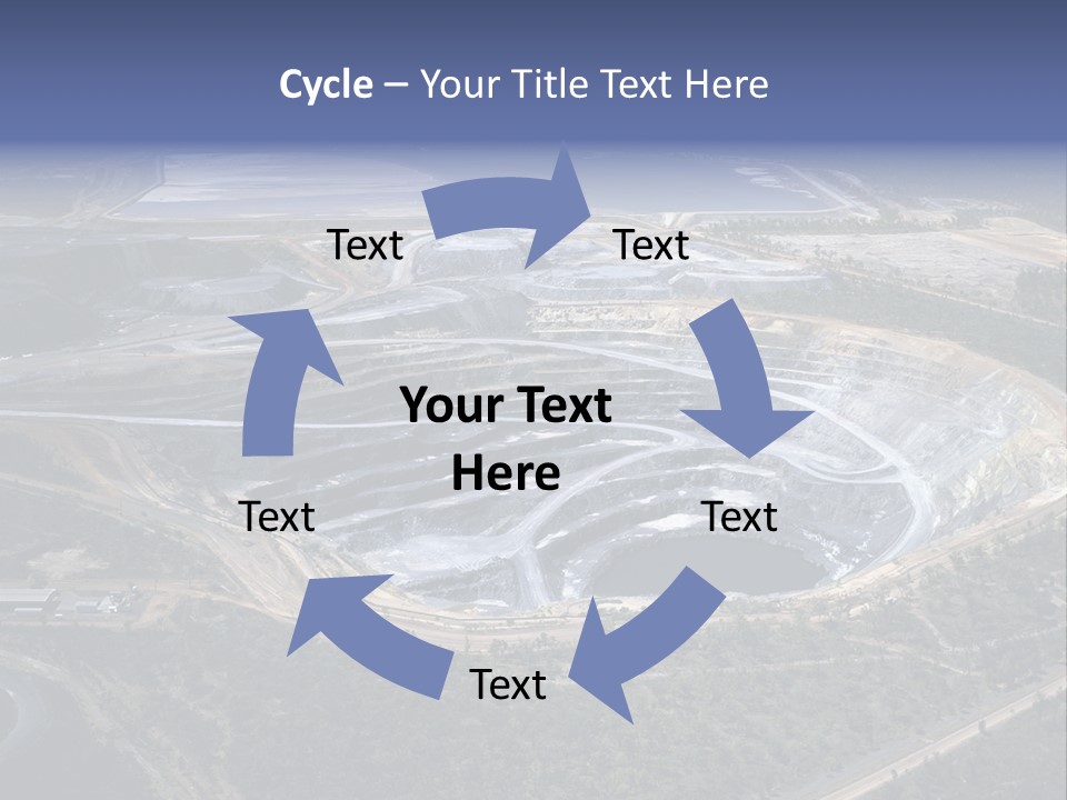 Uranium Mine PowerPoint Template
