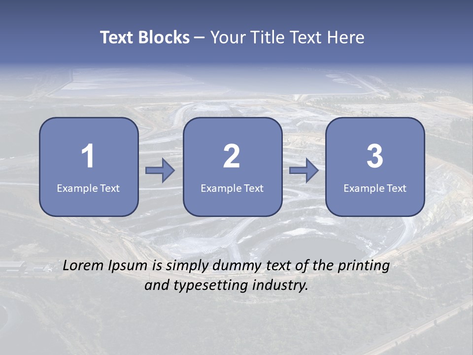 Uranium Mine PowerPoint Template